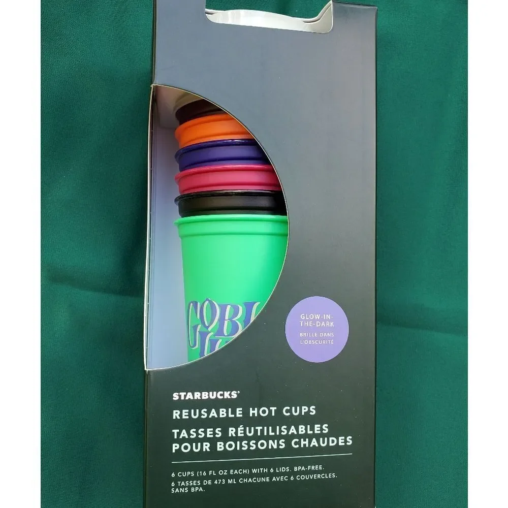 Starbucks Halloween Glow in Dark Hot Cups …